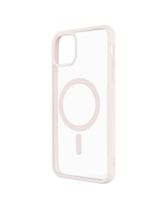 Чехол накладка для iPhone 11 Pro Max DM Frosted Acrylic MagSafe Розовый (Pink)