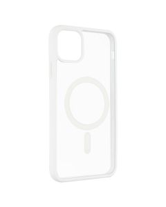 Чехол накладка для iPhone 11 Pro Max DM Frosted Acrylic MagSafe Белый (White)