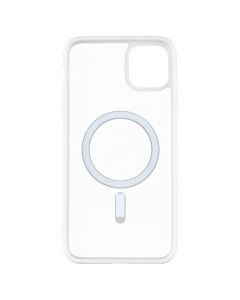 Чехол накладка для iPhone 11 DM Frosted Acrylic MagSafe Белый (White)