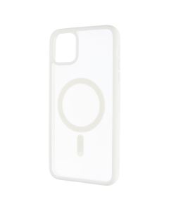 Чехол накладка для iPhone 11 DM Frosted Acrylic MagSafe Белый (White)