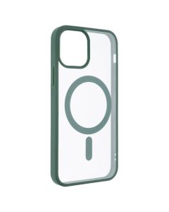 Чохол накладка для iPhone 12 DM Frosted Acrylic MagSafe Зелена (Dark Green)