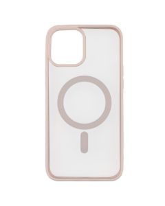 Чехол накладка для iPhone 12 Pro Max DM Frosted Acrylic MagSafe Розовый (Pink)
