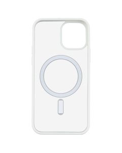Чохол накладка для iPhone 12 DM Frosted Acrylic MagSafe Біла (White)