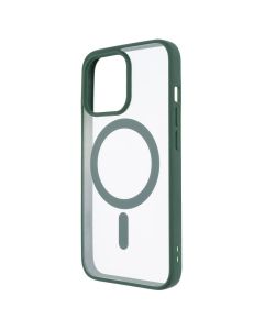 Чохол-накладка для iPhone 13 DM Frosted Acrylic MagSafe Зелена (темно-зеленая)