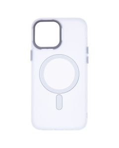 Чохол накладка для iPhone 13 Pro Max DM Translucent Color MagSafe Біла (White)