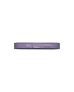 Чехол накладка для iPhone 14 DM Прозрачный цвет MagSafe Фиолетовый (Deep Purple)