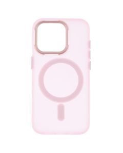 Чехол-накладка для iPhone 15 Pro DM Translucent Color MagSafe Розовый (розовый)