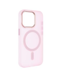 Чехол-накладка для iPhone 15 Pro DM Translucent Color MagSafe Розовый (розовый)