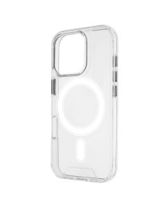 Чехол-накладка для iPhone 16 Pro TPU Space MagSafe Прозрачный
