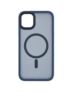 Чохол накладка для iPhone 11 ArmorStandart Uniq MagSafe Синя (Dark Blue)