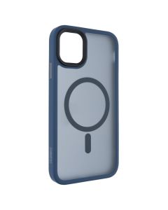 Чохол накладка для iPhone 11 ArmorStandart Uniq MagSafe Синя (Dark Blue)