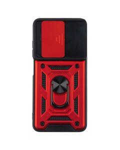 Чохол накладка для TECNO Spark 20/20C/GO 2024/POP 8/Infinix Hot 40i/Hot 40i Camshield Serge Ring Червона (Red)