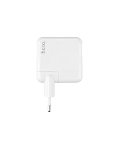 Зарядний пристрій Hoco C115A GaN (1USB+2USB-C) 65W Білий (White)