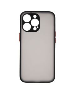 Чехол накладка для iPhone 13 Pro Frame MakeFuture Чёрный (Black)