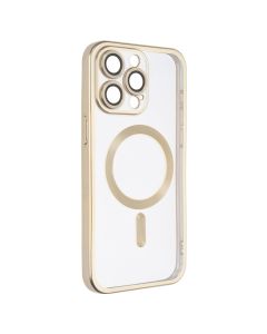 Чохол накладка для iPhone 15 Pro Max WAVE Metal Matte Case with Magnetic Ring MagSafe Жовта (Yellow)