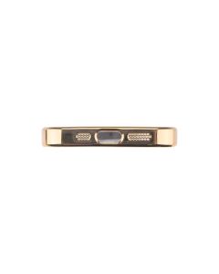 Чохол накладка для iPhone 14 Pro WAVE Metal Matte Case with Magnetic Ring MagSafe Золота (Gold)