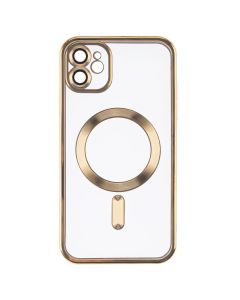 Чохол-накладка для iPhone 11 WAVE Metal Matte Case с магнітним кільцем MagSafe Золота (Gold)