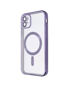 Чохол-накладка для iPhone 11 WAVE Metal Matte Case с магнітним кільцем MagSafe Фіолетовий (Purple)