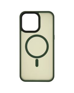 Чохол-накладка для iPhone 14 Pro Max WAVE Matte Insane MagSafe Зелена (Green)