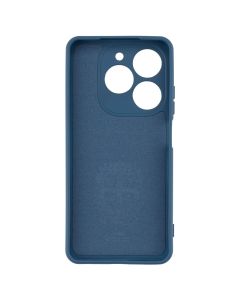 Чохол накладка для Infinix Smart 8 Silicone Case Синя (Dark Blue)