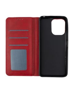 Чехол кейс для Xiaomi Redmi 13C DM Book Case Красный (Red)