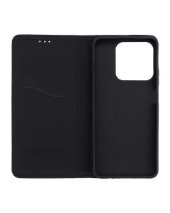 Чехол-кейс для Realme C61/C63/Note 60 Leather Fold Черный (Black)