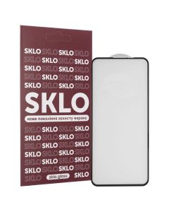 Захисне скло для OPPO A36/A76/A96 SKLO Чорне (Black)
