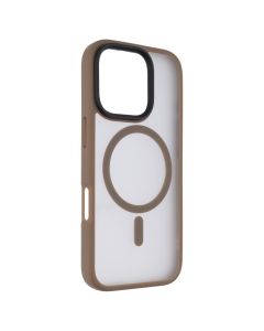 Чехол накладка для iPhone 16 Pro WAVE Matte Insane MagSafe Серый (Desert Titanium)