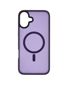 Чохол накладка для iPhone 16 Plus WAVE Matte Insane MagSafe Фіолетова (Deep Purple)