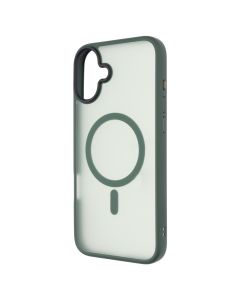 Чохол накладка для iPhone 16 Plus WAVE Matte Insane MagSafe Зелена (Green)