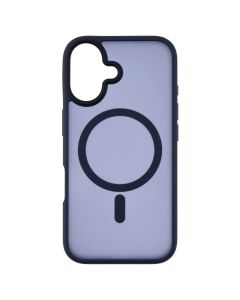 Чохол накладка для iPhone 16 WAVE Matte Insane MagSafe Синя (Midnight Blue)