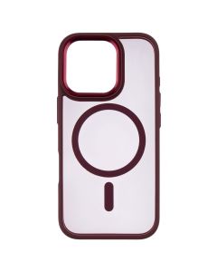 Чехол-накладка для iPhone 16 Pro WAVE Ardor MagSafe Красный (Бордо)