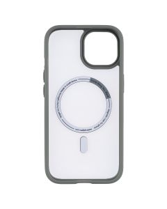 Чохол накладка для iPhone 15 Spigen MagSafe Сіра (Grey)