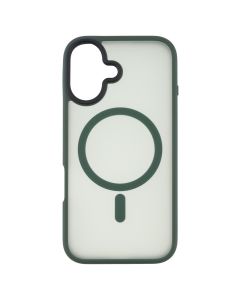 Чохол накладка для iPhone 16 WAVE Matte Insane MagSafe Зелена (Green)
