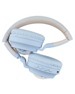 Бездротові повнорозмірні навушники Hoco W50 Cute Fun Сині (Blue)