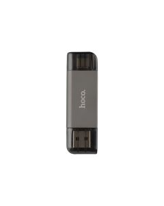 Картрідер Hoco HB39 USB/Type-C 3.0 SD/TF Сірий (Grey)