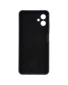 Чохол накладка для Samsung A06 Silicone MakeFuture Чорна (Black)