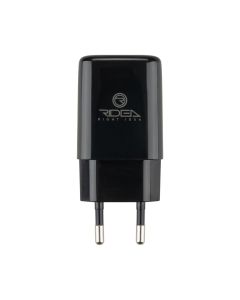 Зарядний пристрій Ridea RW-11111 Element 2.1A + кабель Micro-USB Чорний (Black)