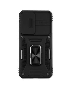 Чохол накладка для Samsung A35/A55 Camshield Army Ring Чорна (Black)