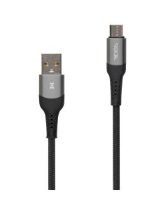 USB кабель Ridea RC-US42 UltraStrong Micro-USB 3A 2м Чорний (Black)