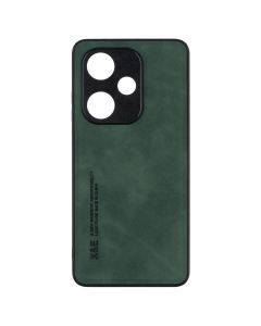 Чехол-накладка для OnePlus Nord CE 3 5G кожаный Зеленый (Green)
