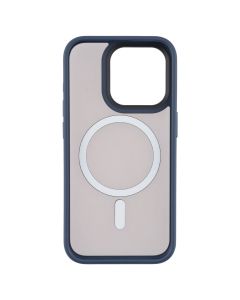 Чохол накладка для iPhone 15 Pro ArmorStandart Uniq MagSafe Синя (Dark Blue)