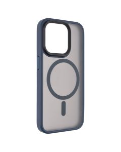 Чохол накладка для iPhone 15 Pro ArmorStandart Uniq MagSafe Синя (Dark Blue)