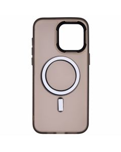 Чохол накладка для iPhone 15 Pro Max DM Translucent Color MagSafe Сіра (Dark Grey)