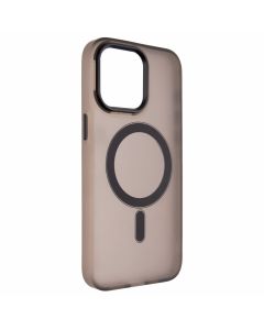 Чохол накладка для iPhone 15 Pro Max DM Translucent Color MagSafe Сіра (Dark Grey)