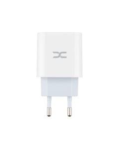 Зарядний пристрій DC CA-F19 PD20W (1 USB-C) + кабель Type-C to Lightning Білий (White)