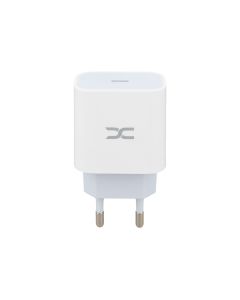 Зарядний пристрій DC CA-F19 PD20W (1 USB-C) + кабель Type-C to Lightning Білий (White)