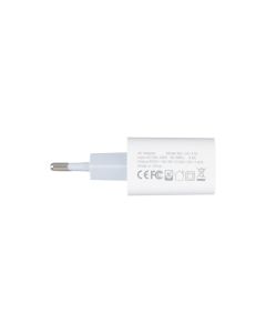 Зарядний пристрій DC CA-F19 PD20W (1 USB-C) + кабель Type-C to Lightning Білий (White)