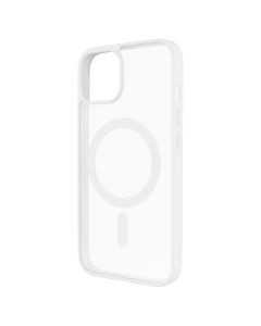 Чехол накладка для iPhone 13 DM Frosted Acrylic MagSafe Белый (White)