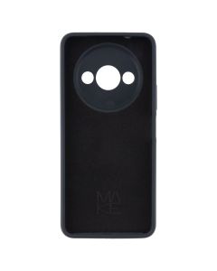 Чохол накладка для Xiaomi Redmi A3 Silicone MakeFuture Чорна (Black)